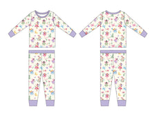 Load image into Gallery viewer, Fluttering Fairies Long Sleeve 2 Piece Pjs
