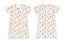 Load image into Gallery viewer, Fluttering Fairies Short sleeve Women&#39;s nightgown
