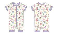 Load image into Gallery viewer, Fluttering Fairies Shorts Romper
