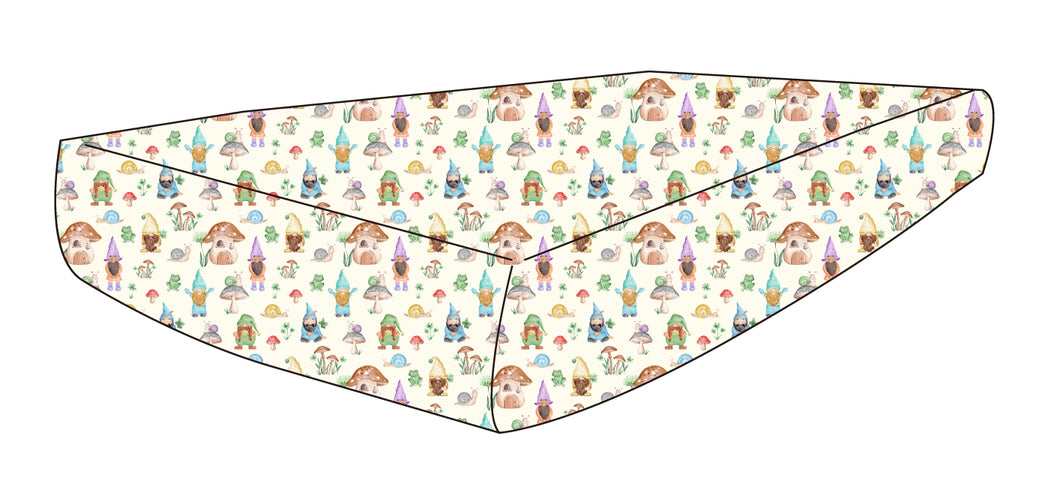 Garden Gnomes Crib Sheet