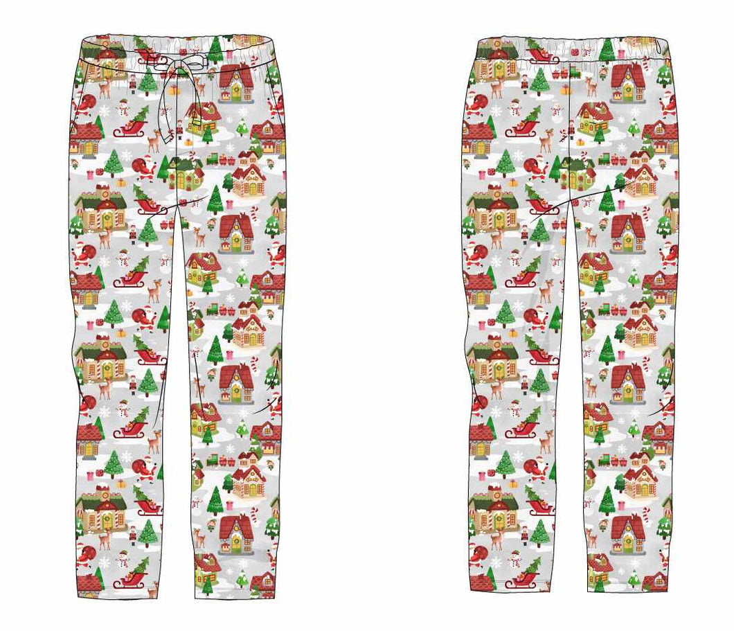 Santa's Village Men's bottom pjs