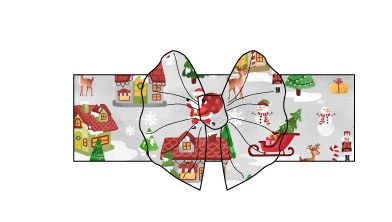 Santa's Village Big Bow Headband
