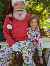 Load image into Gallery viewer, Santa&#39;s Village 2-Piece Long Sleeve Pjs
