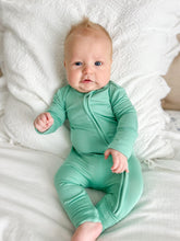 Load image into Gallery viewer, Minty Mint Long Sleeve Romper
