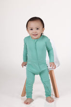 Load image into Gallery viewer, Minty Mint Long Sleeve Romper
