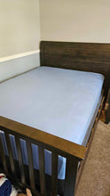 Load image into Gallery viewer, Steele Blue Twin Fitted Sheet Plus Pillowcase
