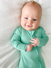 Load image into Gallery viewer, Minty Mint Long Sleeve Romper
