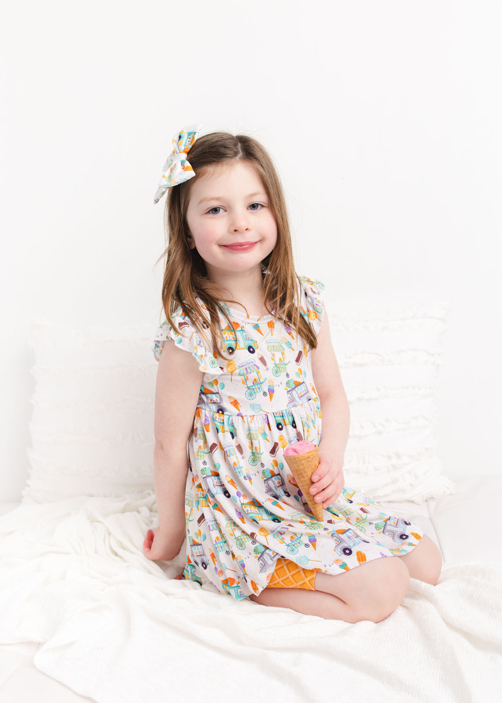 Ice Cream 3-Piece Peplum Set