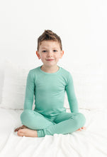 Load image into Gallery viewer, Minty Mint 2-Piece Long Sleeve Pjs
