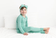 Load image into Gallery viewer, Minty Mint 2-Piece Long Sleeve Pjs
