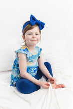 Load image into Gallery viewer, Luna Lights Navy Big Bow Headband
