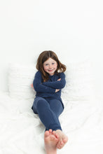 Load image into Gallery viewer, Brielle Blue 2-Piece Long Sleeve Pjs
