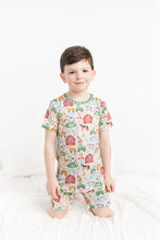 Load image into Gallery viewer, Barnyard Besties 2-Piece Shorts Pjs
