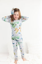 Load image into Gallery viewer, World Map Long Sleeve Pjs
