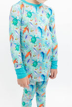 Load image into Gallery viewer, Ocean Oasis Long Sleeve 2 Piece Pjs
