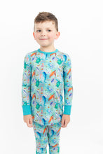 Load image into Gallery viewer, Ocean Oasis Long Sleeve 2 Piece Pjs
