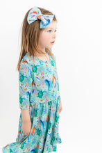 Load image into Gallery viewer, Ocean Oasis Girls Dress with bottoms
