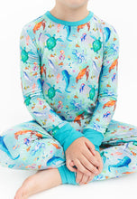 Load image into Gallery viewer, Ocean Oasis Long Sleeve 2 Piece Pjs
