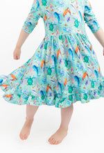 Load image into Gallery viewer, Ocean Oasis Girls Dress with bottoms
