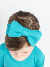 Load image into Gallery viewer, Tidal Teal Bamboo Headband
