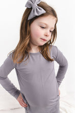 Load image into Gallery viewer, Groovy Grey 2-Piece Long Sleeve Pjs
