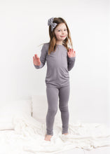 Load image into Gallery viewer, Groovy Grey 2-Piece Long Sleeve Pjs
