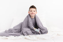 Load image into Gallery viewer, Groovy Grey 2-Piece Long Sleeve Pjs

