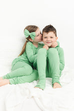 Load image into Gallery viewer, Grassy Green Long Sleeve 2 Piece Pjs
