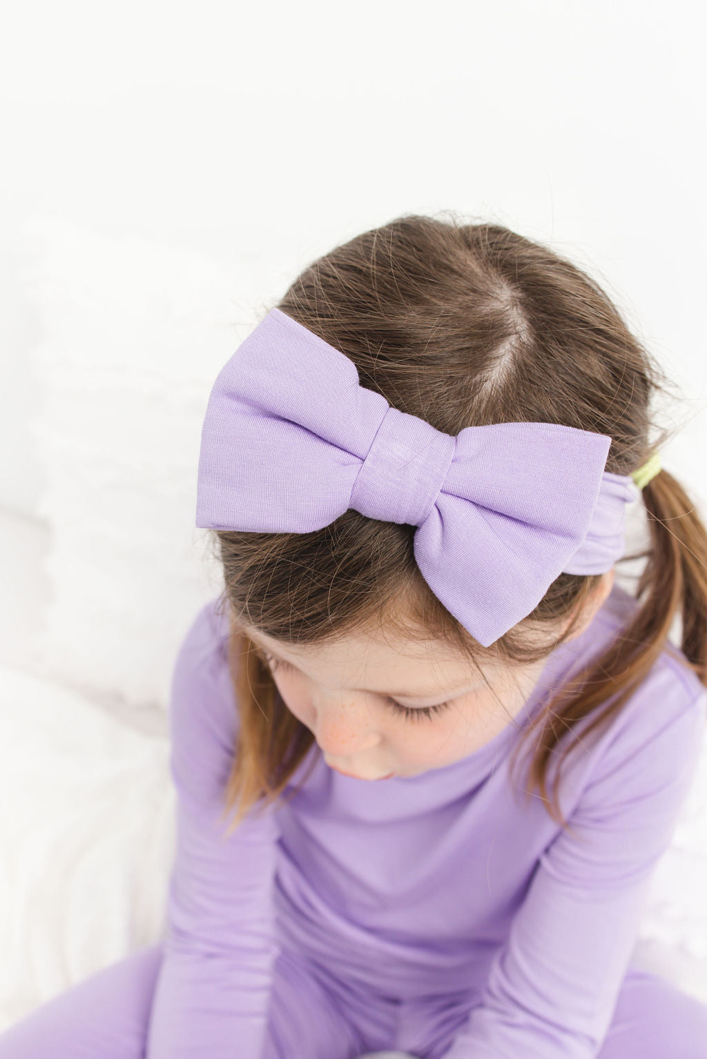 Lavender Lillies Bamboo Headband