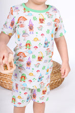 Load image into Gallery viewer, Garden Gnomes 2-Piece Shorts Pjs
