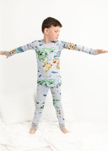 Load image into Gallery viewer, World Map Long Sleeve Pjs
