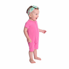 Load image into Gallery viewer, Pretty Pink Shorts Romper
