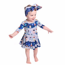 Load image into Gallery viewer, Space Big Bow Headband
