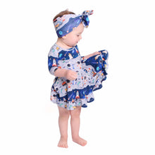 Load image into Gallery viewer, Space Big Bow Headband

