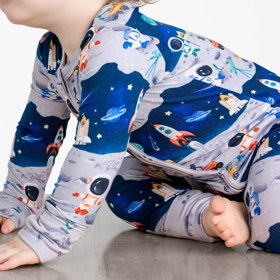 Space Long Sleeve Romper
