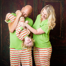 Load image into Gallery viewer, Christmas Stripes 2-Piece Long Sleeve Pjs
