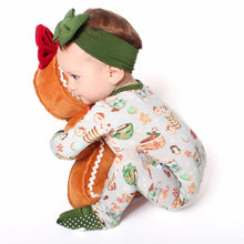 Load image into Gallery viewer, Green Grey Cocoa Cups Bamboo Headband
