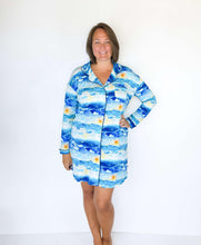 Load image into Gallery viewer, Luna Lights long sleeve Women&#39;s nightgown

