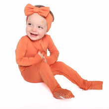 Load image into Gallery viewer, Pumpkin Pie Long Sleeve Romper
