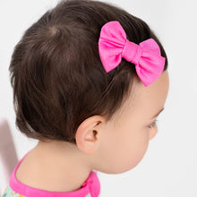 Load image into Gallery viewer, Pretty Pink Bamboo Alligator Clip Bows
