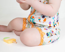Load image into Gallery viewer, Ice Cream Shorts Romper
