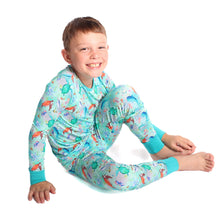 Load image into Gallery viewer, Ocean Oasis Long Sleeve 2 Piece Pjs
