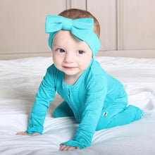 Load image into Gallery viewer, Tidal Teal Long Sleeve Romper
