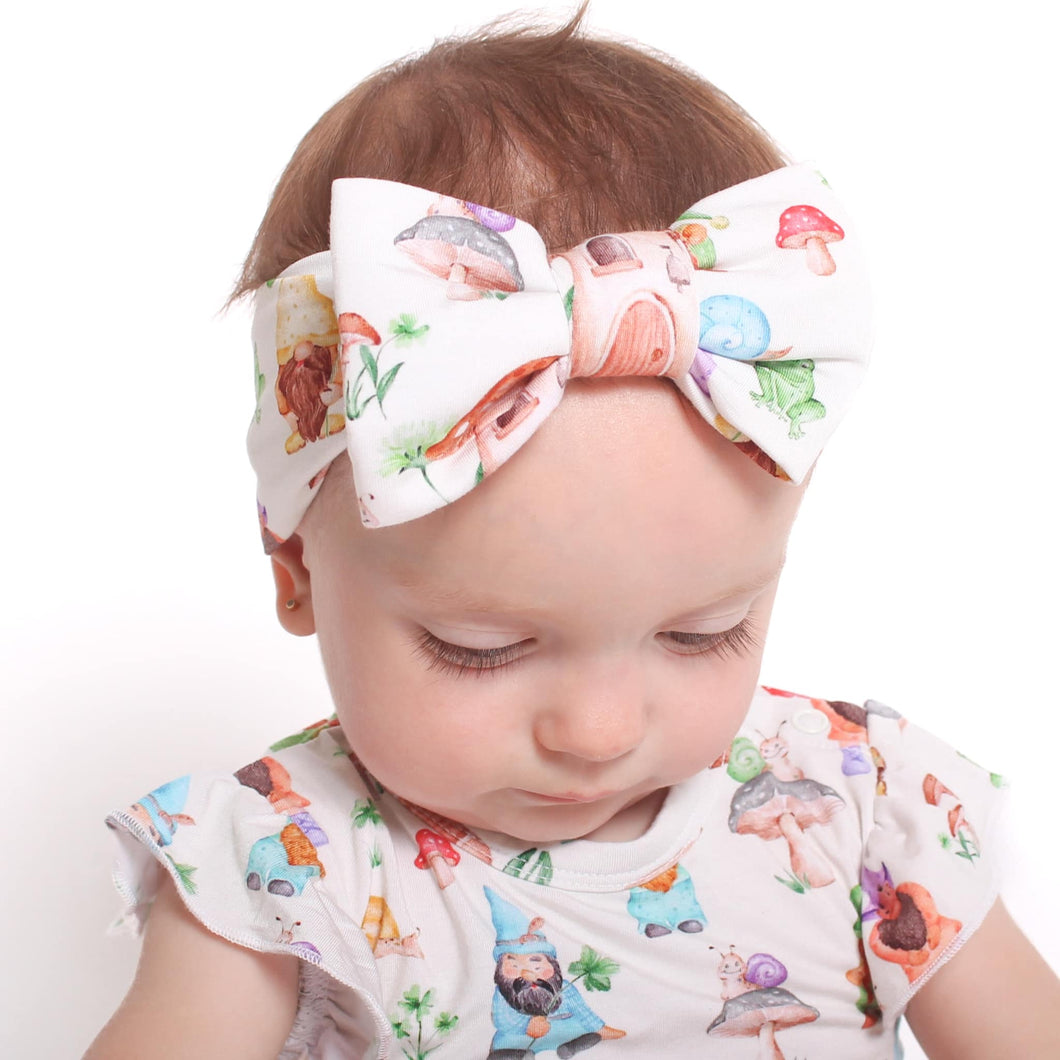 Garden Gnomes Bamboo Headband