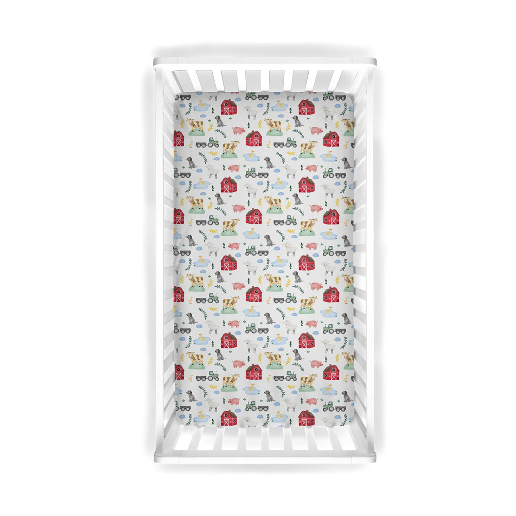 Friendly Farm Crib Sheet