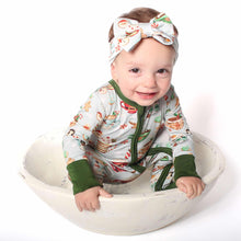 Load image into Gallery viewer, Grey Cocoa Cups Bamboo Headband
