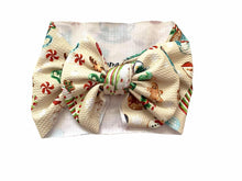 Load image into Gallery viewer, Cream Cocoa Cups Big Bow Headband
