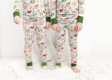 Load image into Gallery viewer, Grey Cocoa Cups 2-Piece Long Sleeve Pjs
