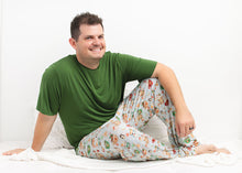 Load image into Gallery viewer, Grey Cocoa Cups Men&#39;s bottom pjs
