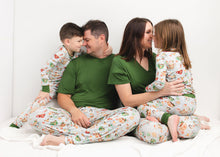 Load image into Gallery viewer, Grey Cocoa Cups 2-Piece Long Sleeve Pjs
